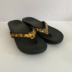 Vionic Hightide Platform Comfort Arch Support Flip Flop Sandals Womens 10